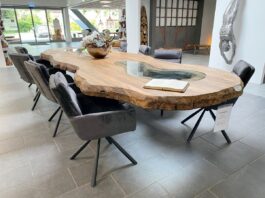 Der Konferenztisch aus Holz FUSION Conferentietafel van hout
