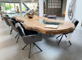 Der Konferenztisch aus Holz FUSION Konferenztisch aus Holz