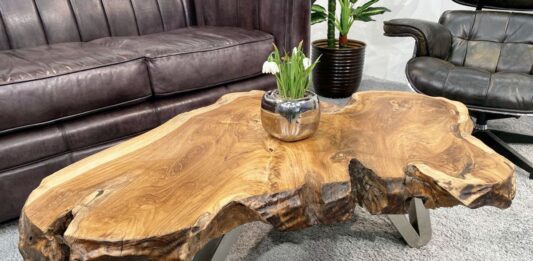 Pedir mesas de café de troncos en línea Mesas de café de troncos de árbol