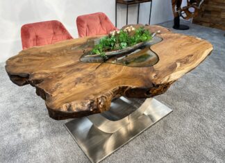 Unikat Esstisch für 6 Personen Esstisch für 6 Personen