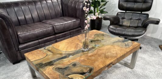 Eckige Couchtische aus Holz von GERKEN Wohndesign Eckige Couchtische aus Holz