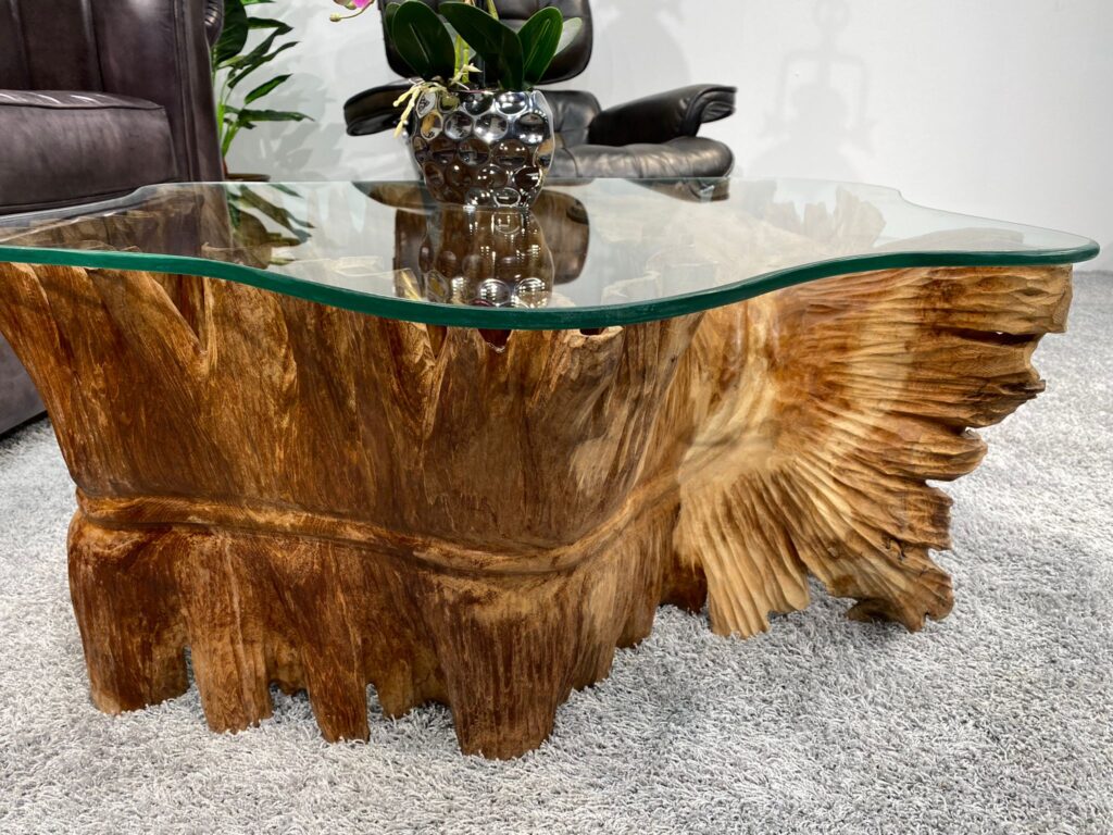 Unikat Couchtisch LEAF Einzigartiger Couchtisch