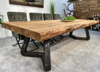 Massivholztisch 300 cm DEEP ISLAND Massivholztisch Deep Island