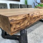 Massivholztisch mit 10 cm starker Tischplatte