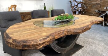 Ungewöhnliche Esstische aus Holz