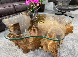 Unikat Couchtisch LEAF Unikat Couchtisch