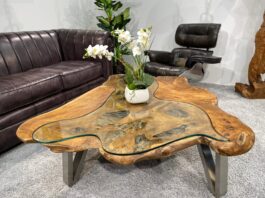 Onlineshop für Wohnzimmertische Onlineshop Wohnzimmertisch Baumstamm