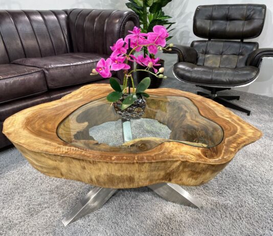 Holztisch Unikate aus Baumscheiben Couchtisch Baumscheibe Unikat