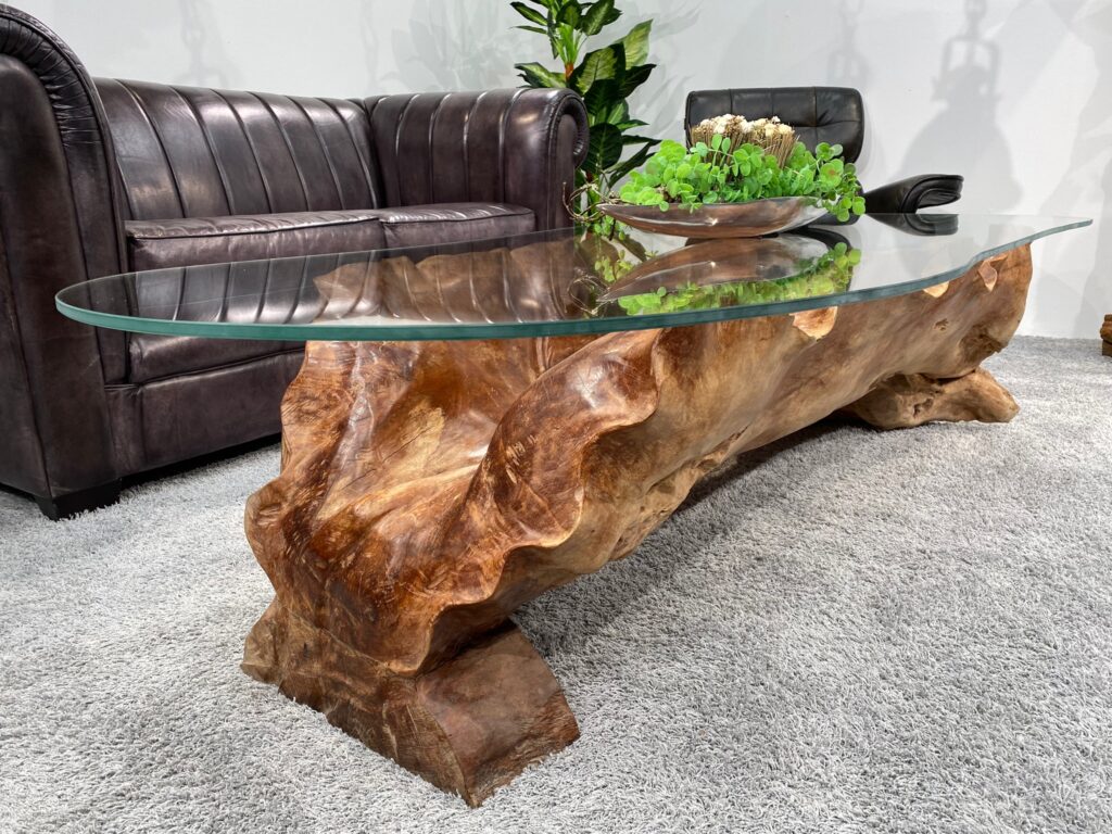 Außergewöhnliche Wohnzimmertische Designtisch Couchtisch Leaf