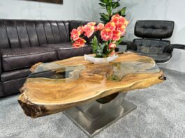 Solid wood coffee table Expression Solid wood coffee table Expression