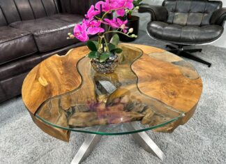 Couchtische rund: Der „Sunrise“ Couchtische rund