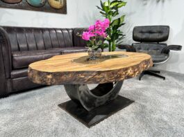Nachhaltiger Couchtisch aus recyceltem Holz Beitrag Nachhaltiger Couchtisch