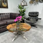 Couchtische rund Sunrise Massivholz Design