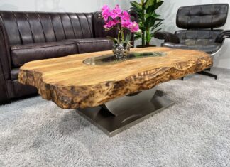 Design Couchtisch aus Massivholz Design Couchtisch aus Massivholz