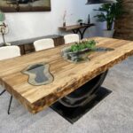 Designtisch Esszimmertisch Holz Deep Island