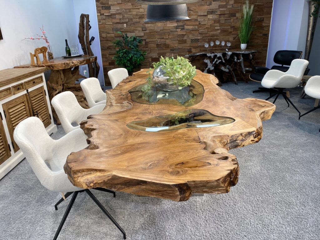Einzigartige Holzmöbel von "Der Tischonkel" Einzigartige Esstische Design Massivholz Expression