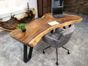 Einzigartige Holzmöbel Schreibtisch Suar