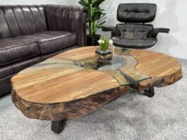 Holz Couchtisch Fjord Holz Couchtisch