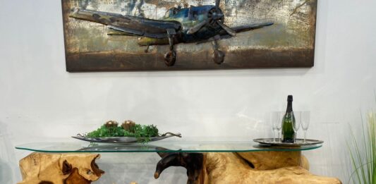 Holz Sideboard „Suar“ Buffet en bois Valencia