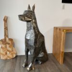 Möbel Doberman Skulptur Kunst