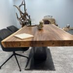 Baumkantentische Designtisch Holz Meridian