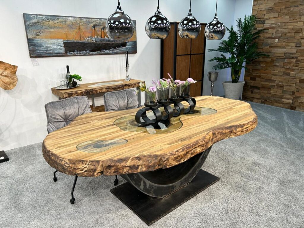 Esstische aus Massivholz Designtisch Massivholztisch Esstisch Fusion Altholz