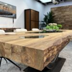 Designtisch Unikat Massivholz Esszimmertisch Deep Island