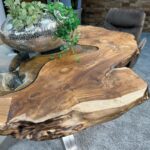 Massivholztisch aus Altholz Eternia Root