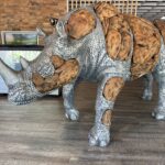 Außergewöhnliche Möbel Dekoration Skulptur Nashorn