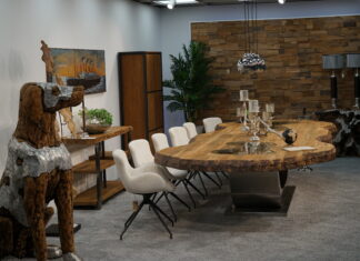 Massivholztisch aus recyceltem Teakholz Beitrag Massivholztisch aus recyceltem Teakholz