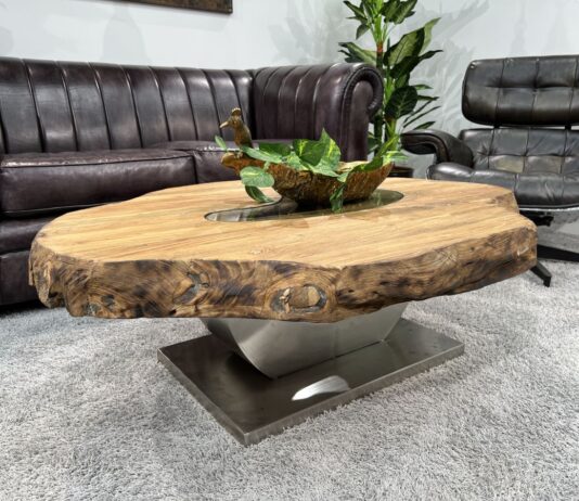 Moderne sofabord i massivt træ Moderne sofabord i massivt træ