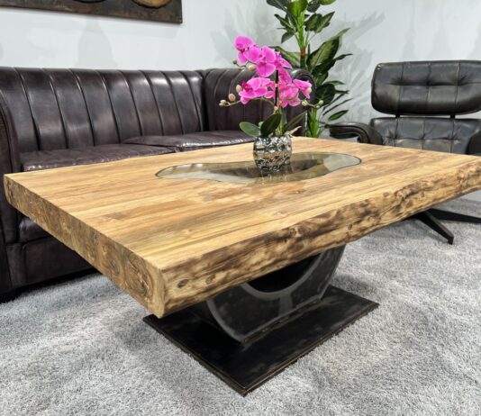 Nachhaltiger Wohnzimmertisch aus recyceltem Holz Beitrag Nachhaltiger Wohnzimmertisch aus recyceltem Holz