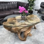 Design Couchtisch aus Holz Roots