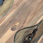 Massivholztisch Eternia aus recyceltem Holz