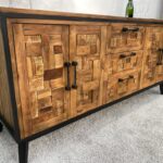 Recycelte Möbel Sideboard Teakholz