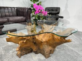 Couchtisch Holz: Designtisch „Leaf“ Beitrag Couchtisch Holz Leaf