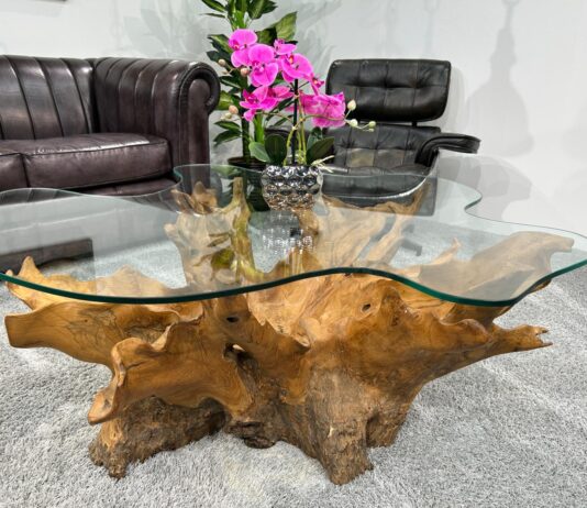 Couchtisch Holz: Designtisch „Leaf“ Beitrag Couchtisch Holz Leaf