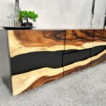Sideboard Serie „Black Forest“ aus Altholz
