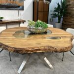Einmalige Möbel nachhaltiger Massivholztisch Natural Eternia