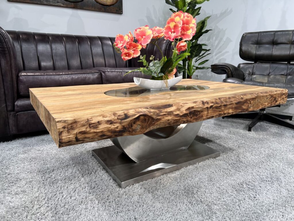 Esstisch, die Trends für 2025 Couchtische aus Massivholz im Naturdesign