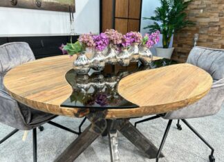 Runder Esstisch aus recyceltem Holz „Eternia“ Beitrag Runder Esstisch aus recyceltem Holz Eternia