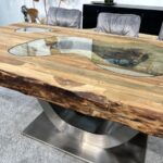  Design Esstische aus Holz Deep Island