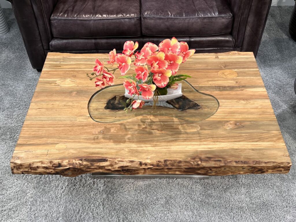 Couchtische aus Massivholz Massivholz Couchtisch Deep Island