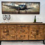 Altholz Sideboard aus Teakholz