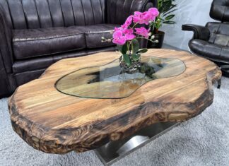 Esstische und Couchtische mit Baumkante Beitrag Esstische und Couchtische mit Baumkante