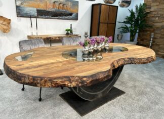 Nachhaltige Esstische und Couchtische aus Altholz Beitrag Nachhaltige Esstische und Couchtisch aus Altholz