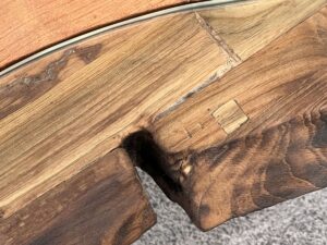Designtisch aus recyceltem Holz Old Elements