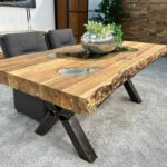 Esstisch aus recyceltem Holz Deep Island