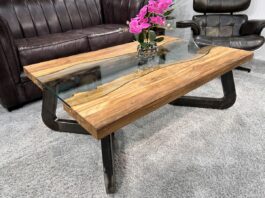 Salontafel van massief hout „Elements“ Salontafel van massief hout Elements