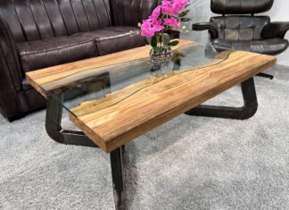 Wohnzimmertisch aus Massivholz „Elements“ Wohnzimmertisch aus Massivholz Elements